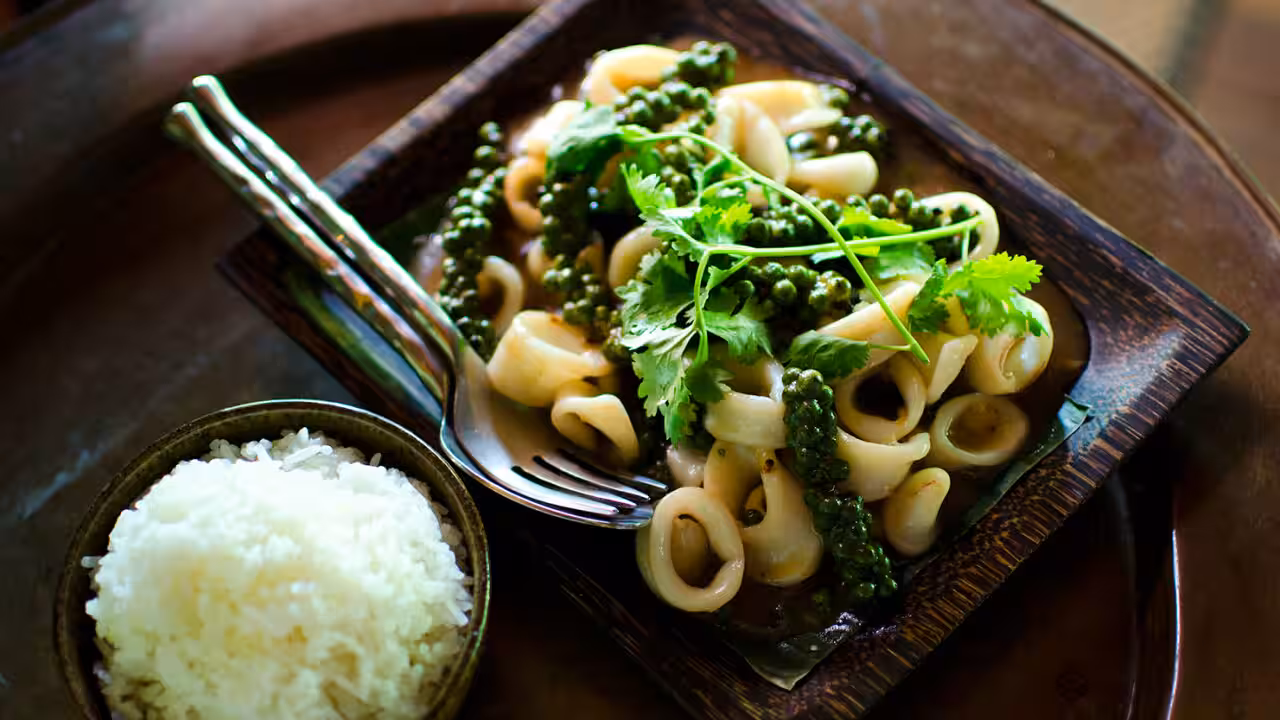 Kampot Green Pepper Squid